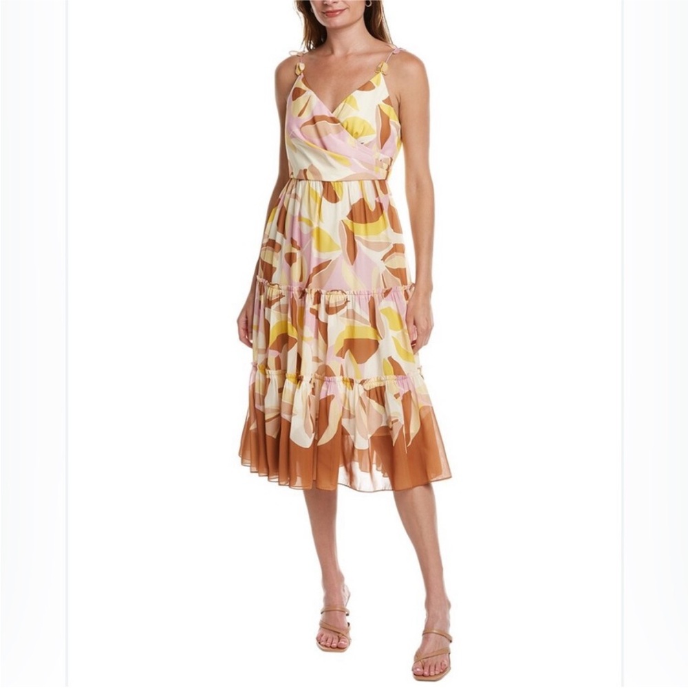 NWT SACHIN & Babi Dalia Midi Dress in Floral Multicolor